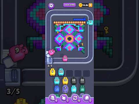 Pixel Flow Level 2598 Walkthrough