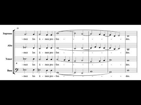 Calme des Nuits (C. Saint-Säens) Score Animation