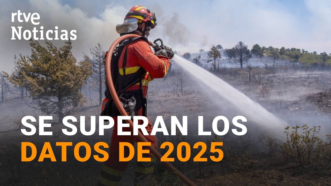 Incendios en España | Guadalajara estabiliza el segundo mayor fuego del siglo | RTVE Noticias