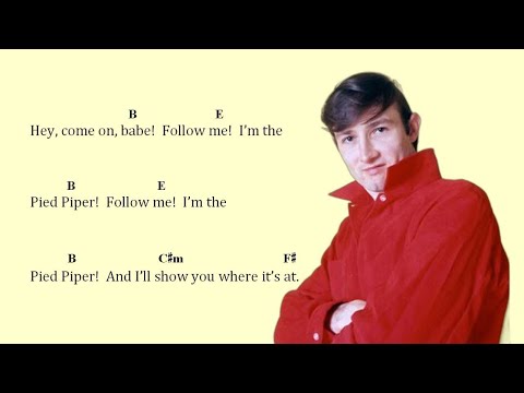 Chords for The Pied Piper (Crispian St.  Peters)
