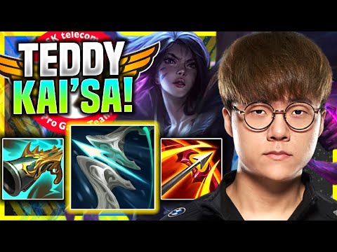 TEDDY IS SO CLEAN WITH KAI'SA! - T1 Teddy Plays Kai'Sa ADC vs Aphelios! | Season 11