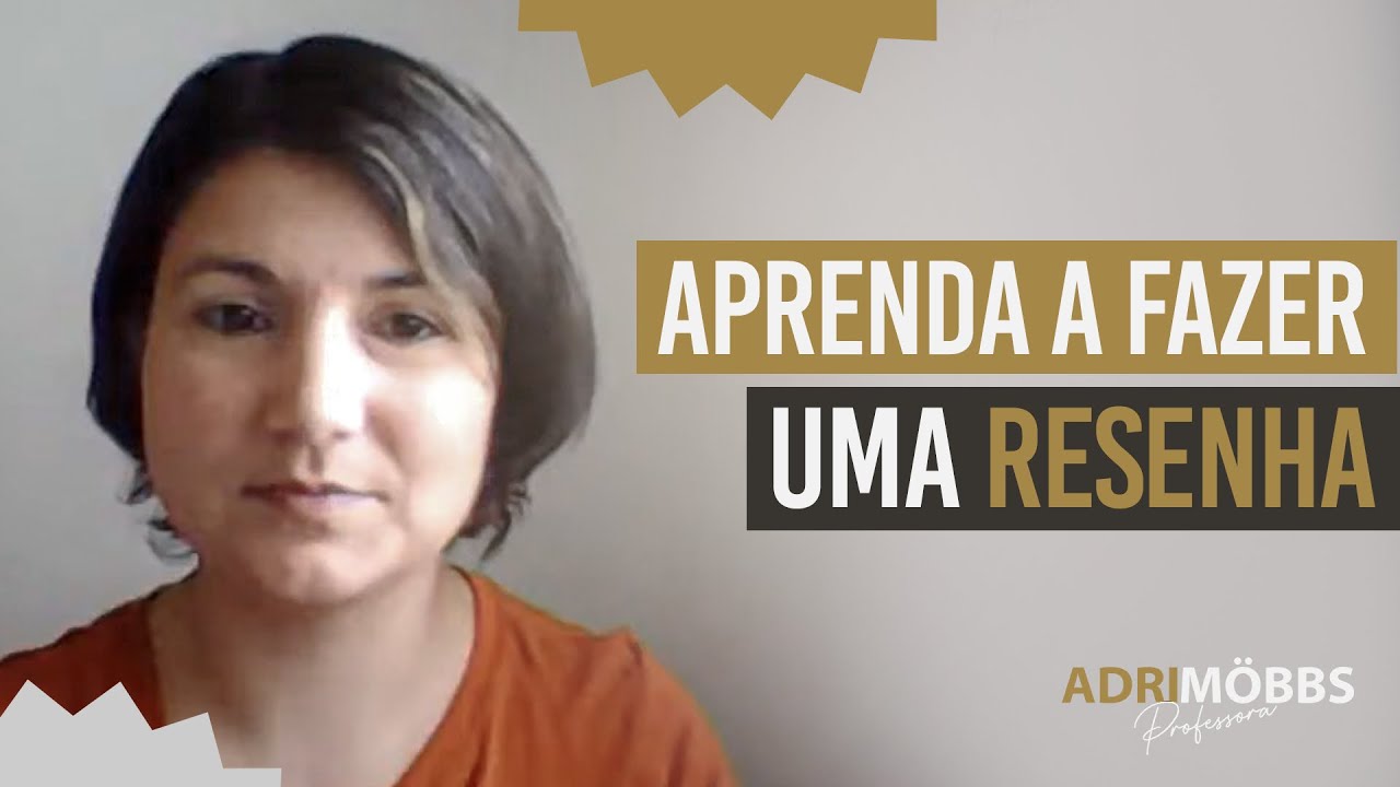 Live #15 - Aprenda a fazer uma resenha crítica.