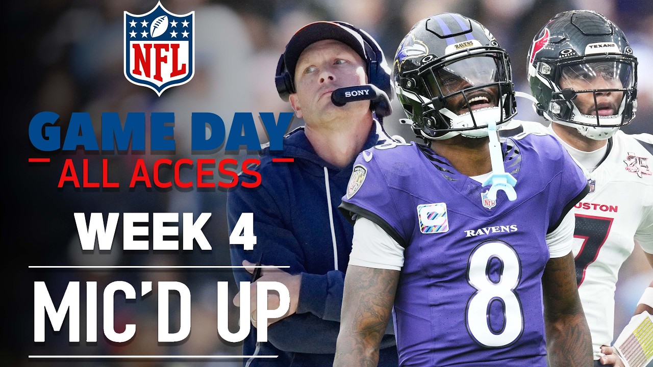 Week 4 Mic'd Up! "I ain't eat no breakfast" | Game Day All Access