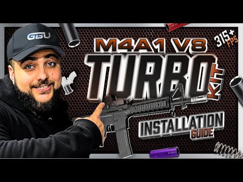 M4A1 V8 Turbo Upgrade Kit - Installation Guide🔥