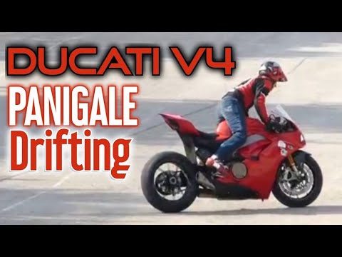 DUCATI PANIGALE V4 Drifting stunt