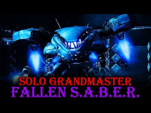 Solo Grandmaster | Fallen S.A.B.E.R. | 1620 | Titan | Season of Plunder (S18)