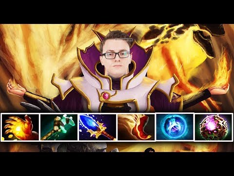 Miracle- [Invoker] HAVE TO Be Full ITEMS ??? Dota 2