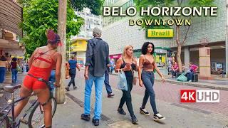 🇧🇷 Walking in Downtown Belo Horizonte — Minas Gerais, Brazil 【 4K UHD 】 2026