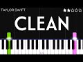 Taylor Swift - Clean | EASY Piano Tutorial