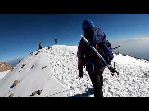Climbing the summit of the Iztaccíhuatl, the White Woman - Eruption of Popocatepetl - Mexico