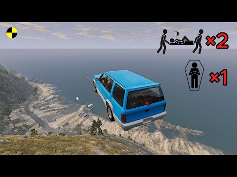 Realistic High-Speed Car Crashes in BeamNG.drive #64 | Ultra Detailed Crash Compilation