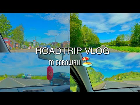 Road trip Vlog to Cornwall☀️😎🏖️