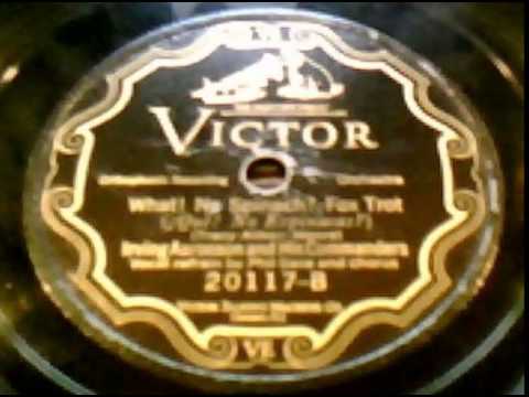 "What! No Spinach?" - Irving Aaronson & His Commanders (1926 Victor)