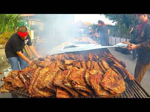 Extreme Italian Street Food Festivals. Best Meat and Seafood