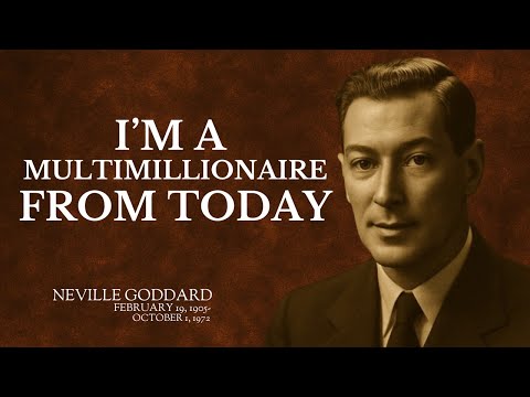 🔴 “I’m A MULTIMILLIONAIRE From Today” | A Neville Goddard Inspired Speech 🔥