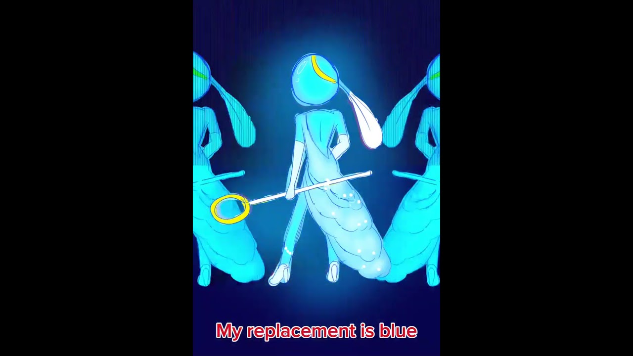 My replacement is blue #art #fnaf #tadc #theamazingdigitalcircus #tadccaine #arttrend #youtubeshorts