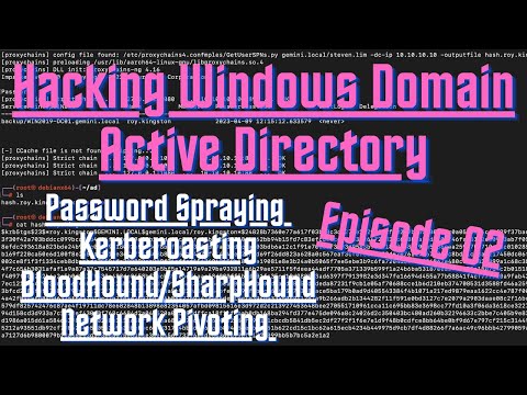 Hacking Windows Domain Active Directory Series - Episode 02