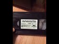 An American Tail 1991 Vhs Review Version 1
