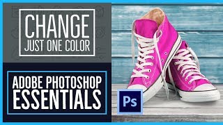 How to change just one color in Adobe Photoshop - Photoshop CC Essentials [8/86]