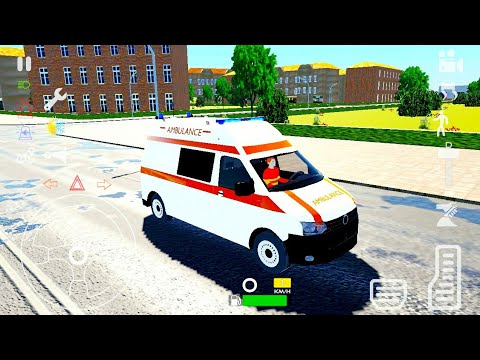 Ambulance Rescue Van Driver Simulator 2022 - Minibus Doctor Emergency Driving - Android GamePlay
