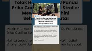 Pantas Tolak Hadiah dari DJ Panda, Erika Pamer Stroller Mewah Lamborghini Seharga Rp 85 Juta!