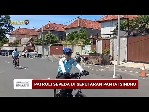PRESISI UPDATE: PATROLI SEPEDA DITPAMOBVIT POLDA BALI DI SEPUTARAN PANTAI SINDHU 10/03/25 (13.00)