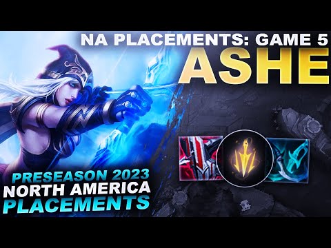 I'M 2V1 IN BOT LANE... ASHE - NA Placements: Game 5 | League of Legends