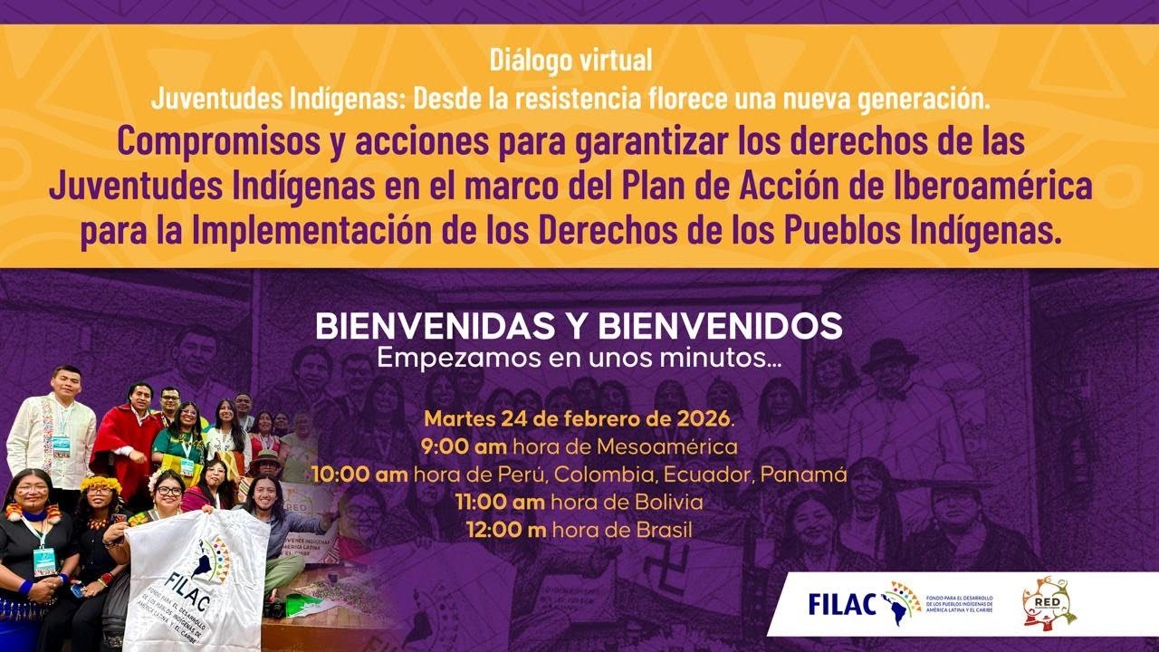 En vivo| Diálogo virtual de Juventudes Indígenas: Desde la resistencia florece una nueva generación.