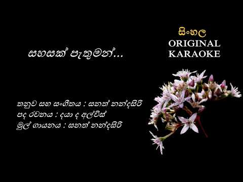 Sahasak Pethuman Netha - සහසක් පැතුමන් නැත මා පැතුවේ -KARAOKE - Sanath Nandasiri - Daya De Alwis