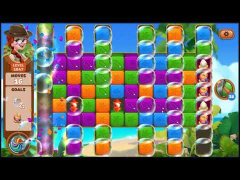 Lost Island Blast Adventure Level 1847 - NO BOOSTERS 🏝️ | SKILLGAMING ✔️