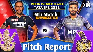 6th Match - RCB vs KKR Today IPL Match Pitch Report | DY Patil Academy Mumbai Pitch Report, #ipl2022