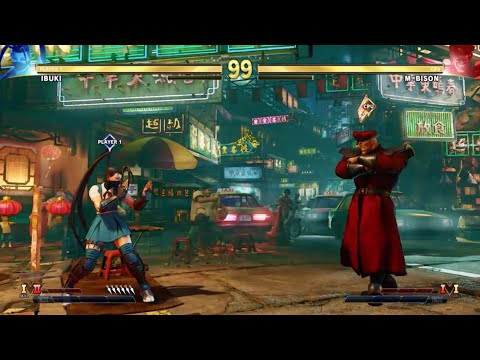 Ibuki vs M Bison (Arcade AI) - Street Fighter V