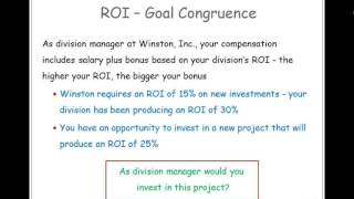 ROI - Goal Congruence