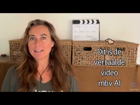 Videorevolutie - WAUW - AI vertaalt JE VIDEO 123 naar vreemde talen