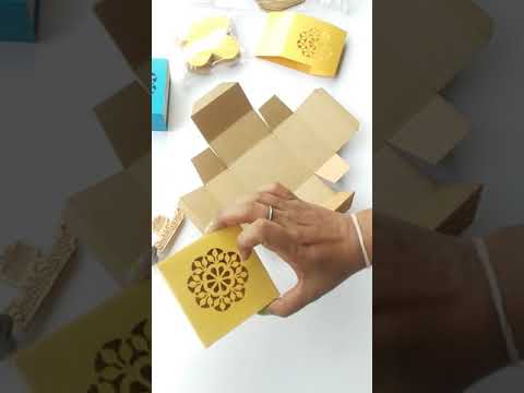 How to fold 4 cavity chocolate boxes by ShubhSaugat