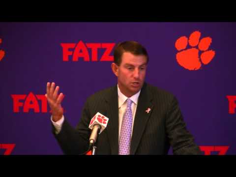 Dabo Swinney - Georgia Tech post game press conference