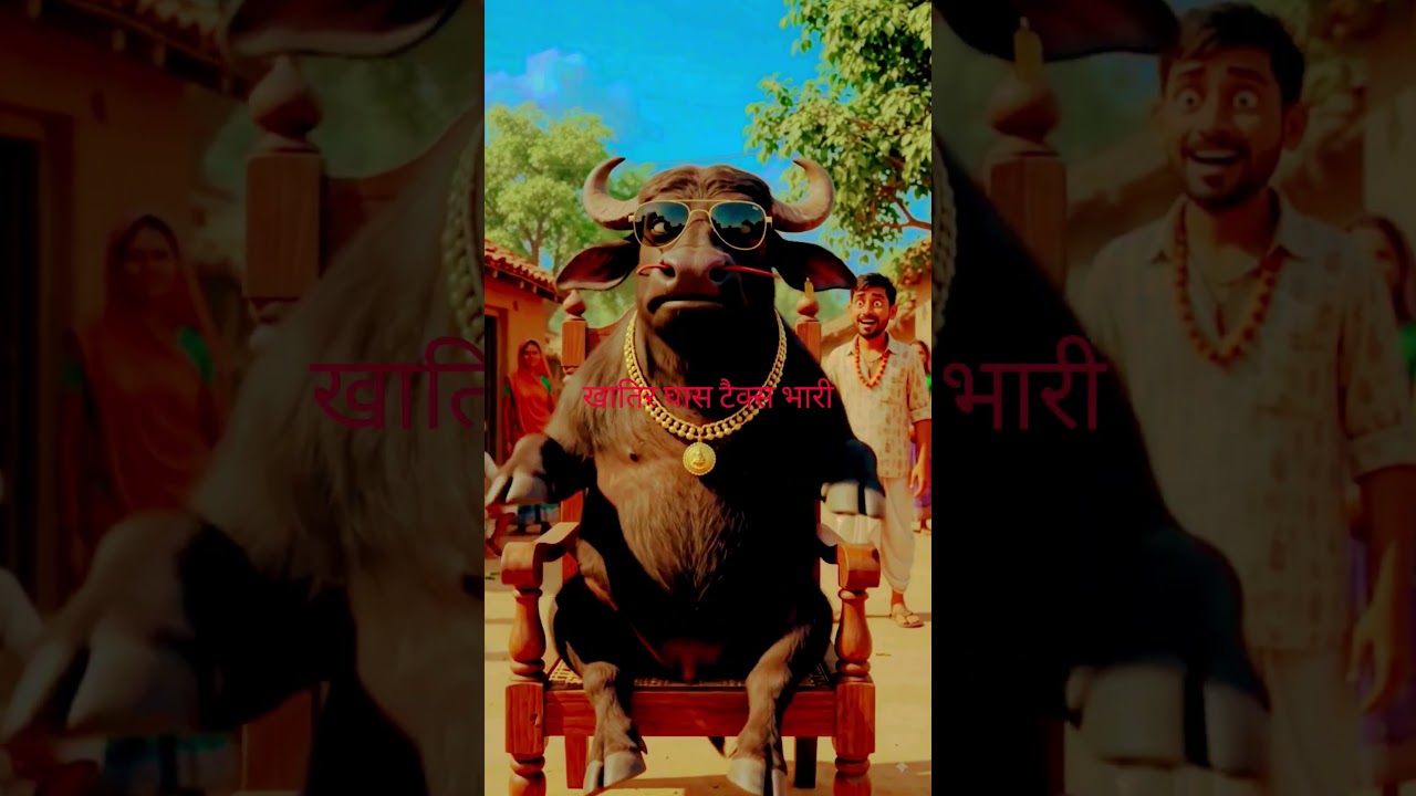 😂 भैंस से मुखिया बनने की असली कहानी! देसी ये वीडियो हँसाएगी🤣 #Shorts #comedy  #viralvideo #ytshorts