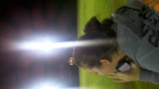 Randhi Jane cheering for BIG RED!!!!!