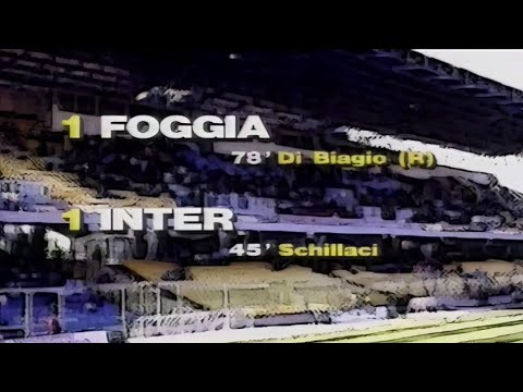 Foggia-Inter 1:1, 1993/94 - Channel 4 