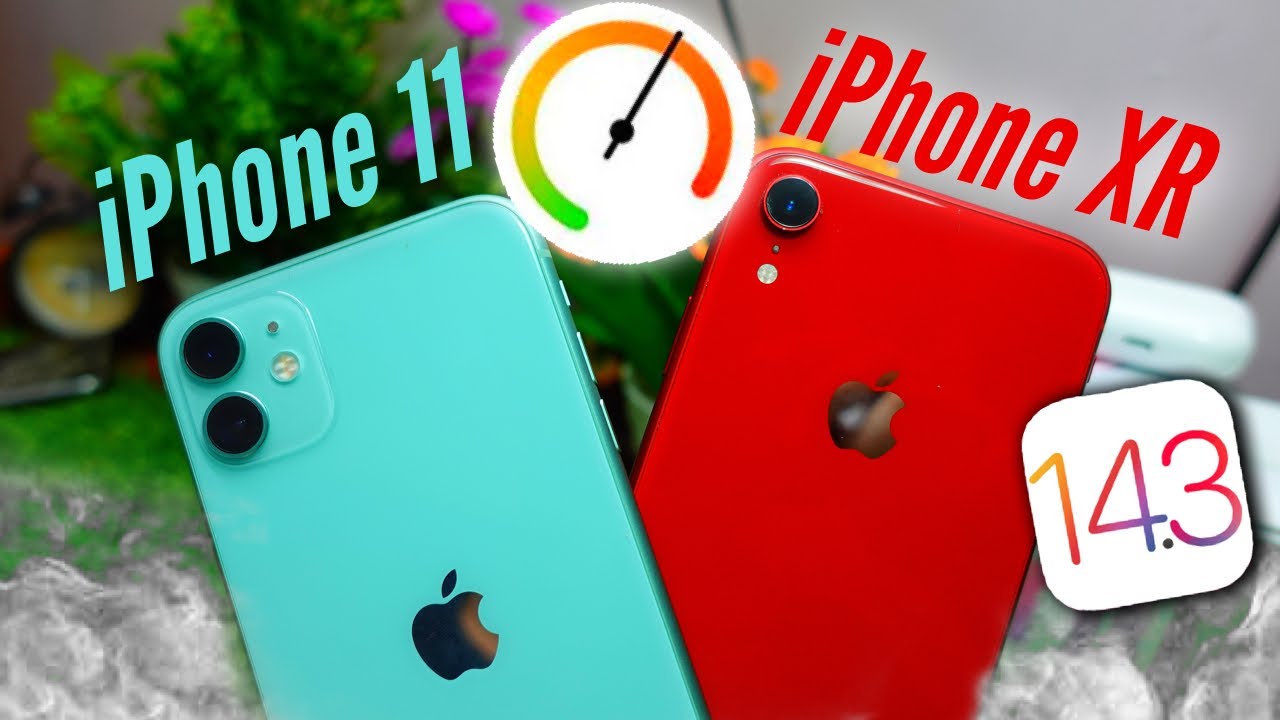iPhone 11 Vs iPhone XR  SPEED TEST ON iOS 14.4!
