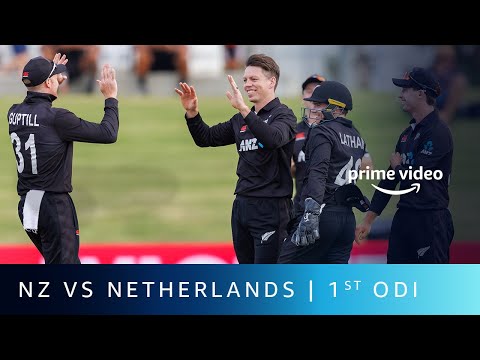 Match Highlights - New Zealand vs Netherlands | 1st ODI | Amazon Prime Video