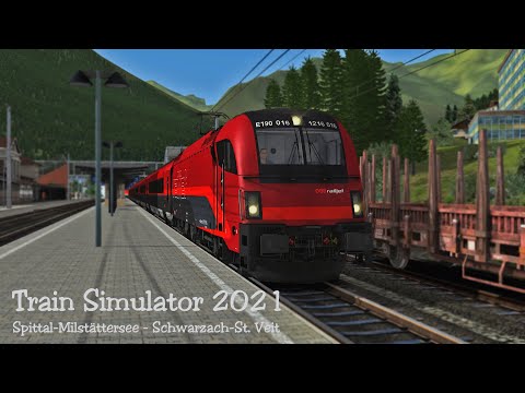 RJ 691 Bad Gastein nach Schwarzach-St. Veit | Train Simulator 2021 | virtuelle Führerstandsmitfahrt