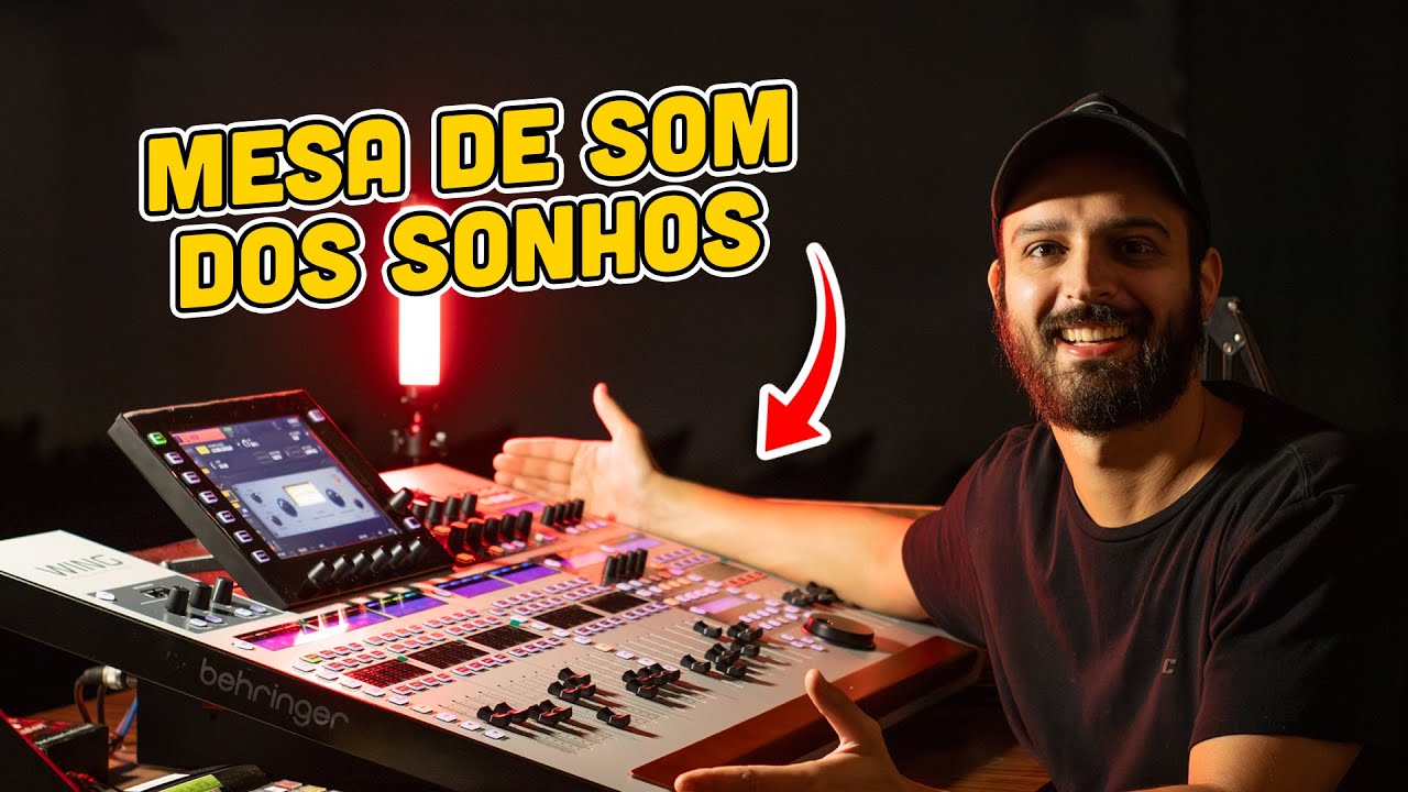 A MELHOR MESA DE SOM PARA IGREJAS - BEHRINGER WING
