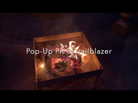 Fireside Outdoor Pop-Up Pit And Trailblazer Sizes-Pick The Right One!