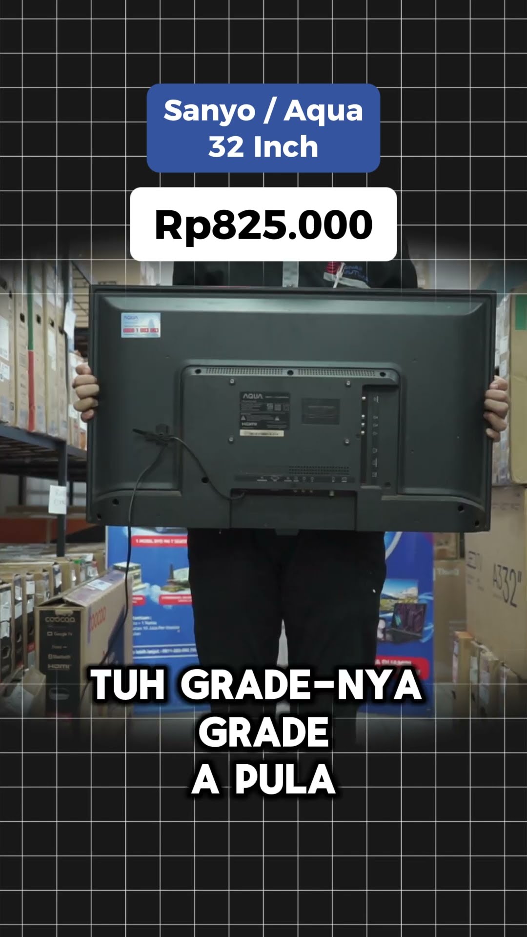Siapa bilang TV murah nggak bisa keren? Dapatkan TV kualitas oke hanya 800 ribu! 🎉📺