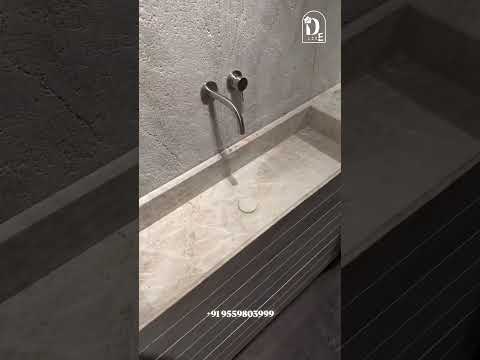 Wooden bathroom vanity cabinet