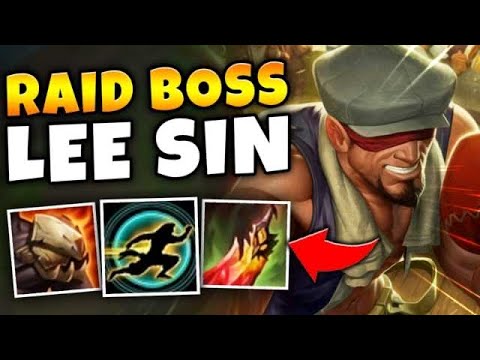 THIS RAID BOSS LEE SIN BUILD WILL 100% INCREASE YOUR WIN-RATE! (UNKILLABLE) - League of Legends