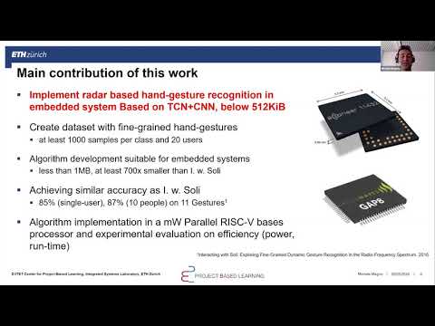 tinyML Talks - Michele Magno: LW Embedded Gesture Recognition Using Novel Short-Range Radar Sensors