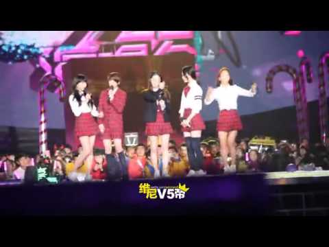 131231 f(x) - Tain mi mi, Rum pum pum pum @ HNTV New Year Concert