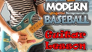 Modern Baseball - Wedding Singer Guitar Lesson
